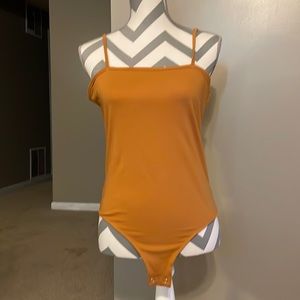 Mustard yellow bodysuit